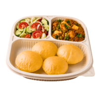 Puri Sabzi+Salad